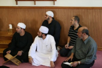 Mohammed Soltan in the back, Mohamed Kohia on the right, Imam Dahee Saeed on the left.